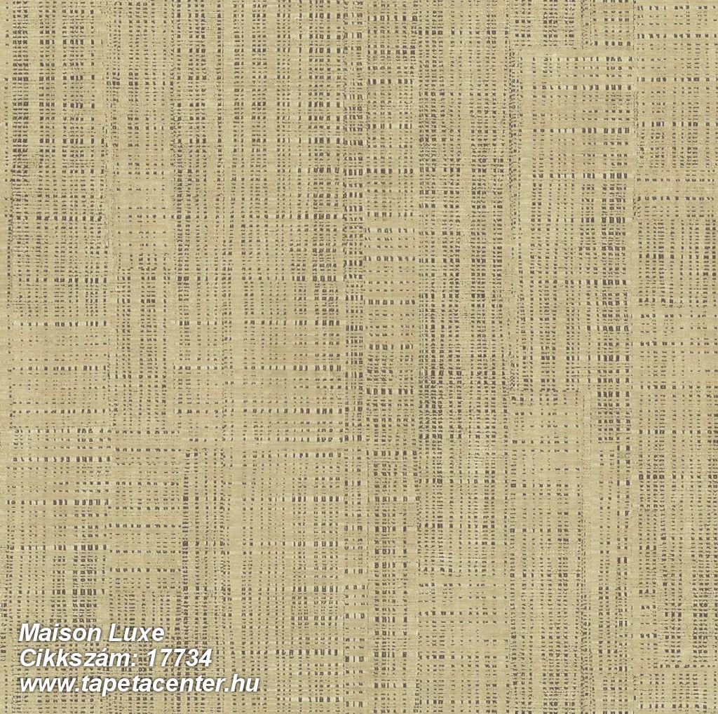 Textil hatású,textilmintás,arany,bézs-drapp,illesztés mentes,súrolható,vlies tapéta 